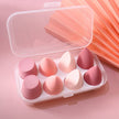 Colorful Makeup Puff Set Water Drop Beauty Egg Cosmetic Sponge Egg Wet And Dry Use Makeup Tools - TheWellBeing4All