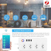 Smart Power Strip, Tuya Zigbee Outlet With 4 Plugs and 4 USB Port, Individual Control,Works With Alexa Google Home - TheWellBeing4All