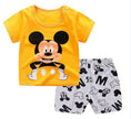 Cartoon Clothing Baby Boy Summer Clothes T-shirt+shorts Baby Girl Casual Clothing Sets - TheWellBeing4All