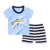 Cartoon Clothing Baby Boy Summer Clothes T-shirt+shorts Baby Girl Casual Clothing Sets - TheWellBeing4All