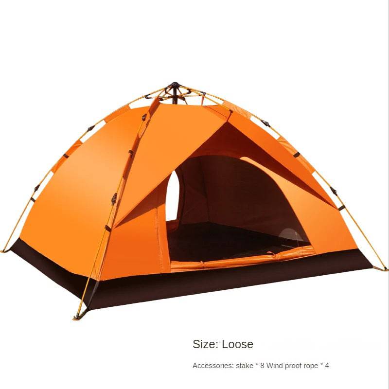 Convenient 3-4 Person Automatic Camping Tent for Family Adventures - TheWellBeing4All