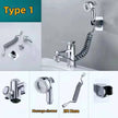 TheWellBeing™️Faucet Nozzle Faucet Hand Wall Mounted Shower Head Sink Hose Sprayer Set ki - TheWellBeing4All