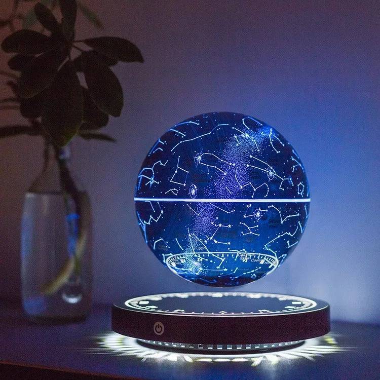 Magnetic Levitation Moon & Globe Lamp - A Starlight Ball for Mesmerizing Nights - TheWellBeing4All