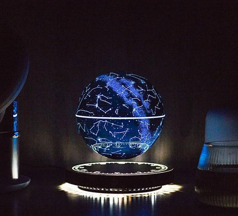 Magnetic Levitation Moon & Globe Lamp - A Starlight Ball for Mesmerizing Nights - TheWellBeing4All