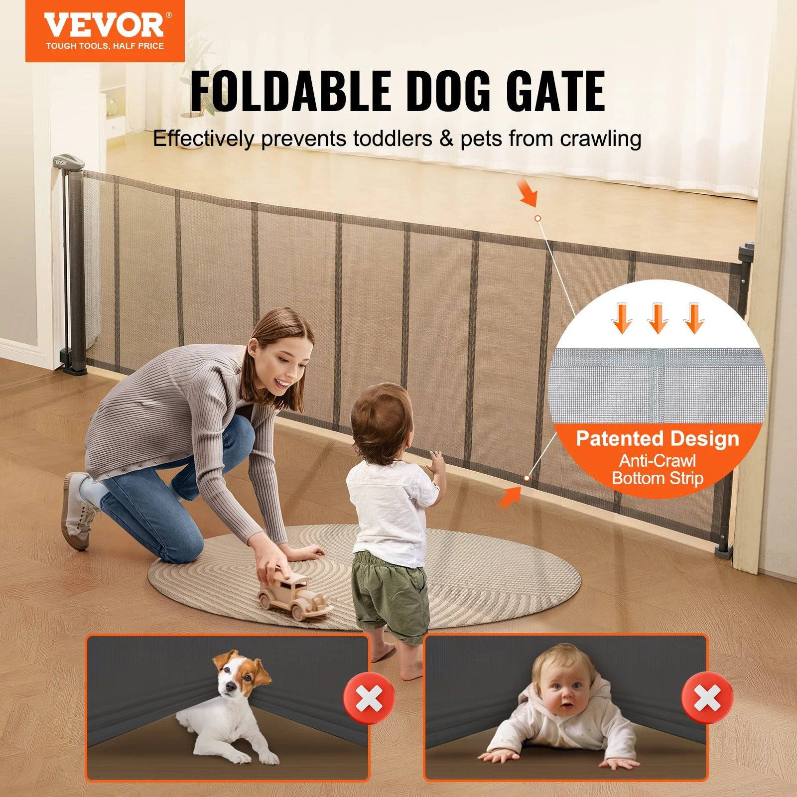 Retractable Pet & Baby Gate - TheWellBeing4All