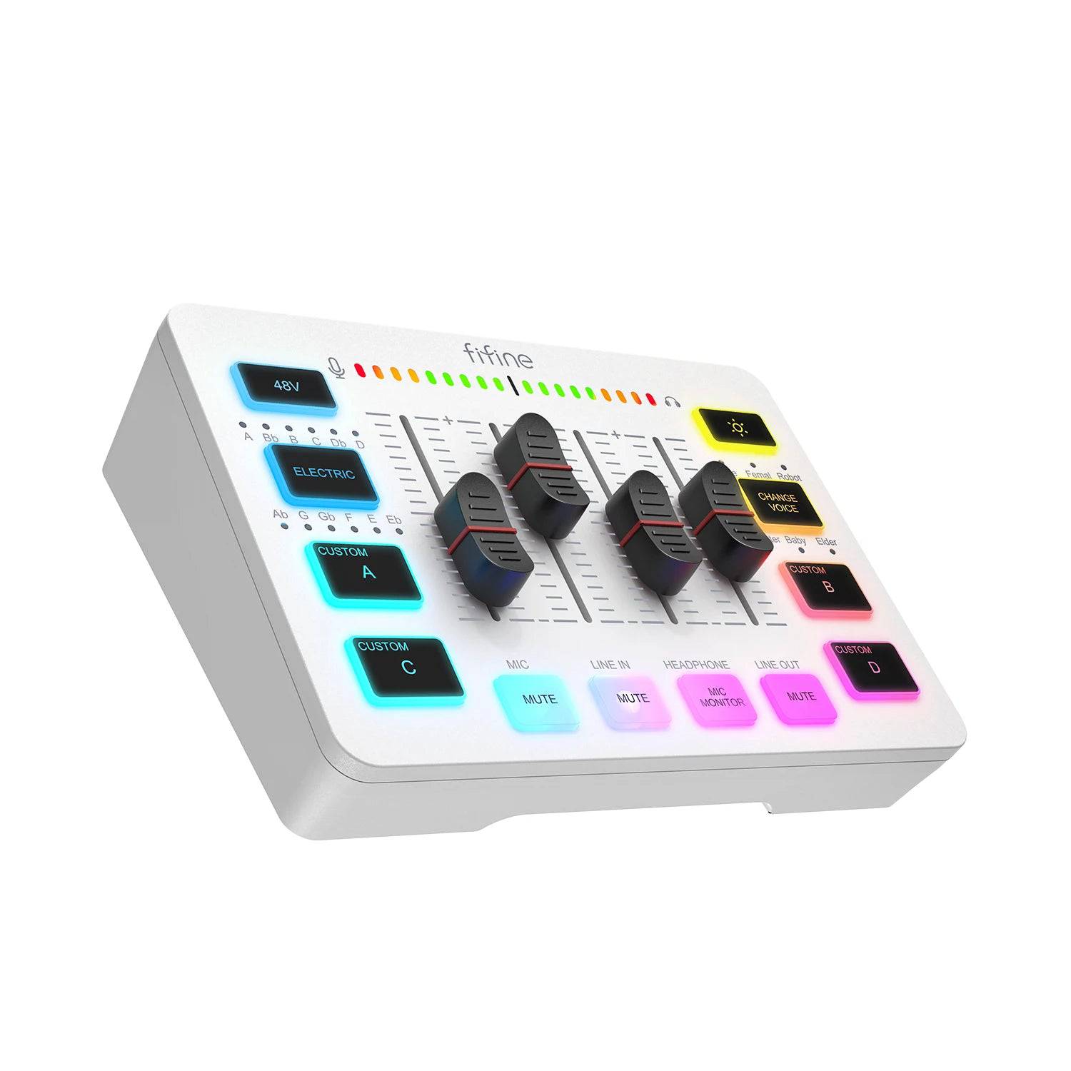 4-Channel RGB Mixer with XLR Microphone Interface - TheWellBeing4All