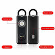 Women Self Defense Keychain Light with Safety Alarm Protective - TheWellBeing4All