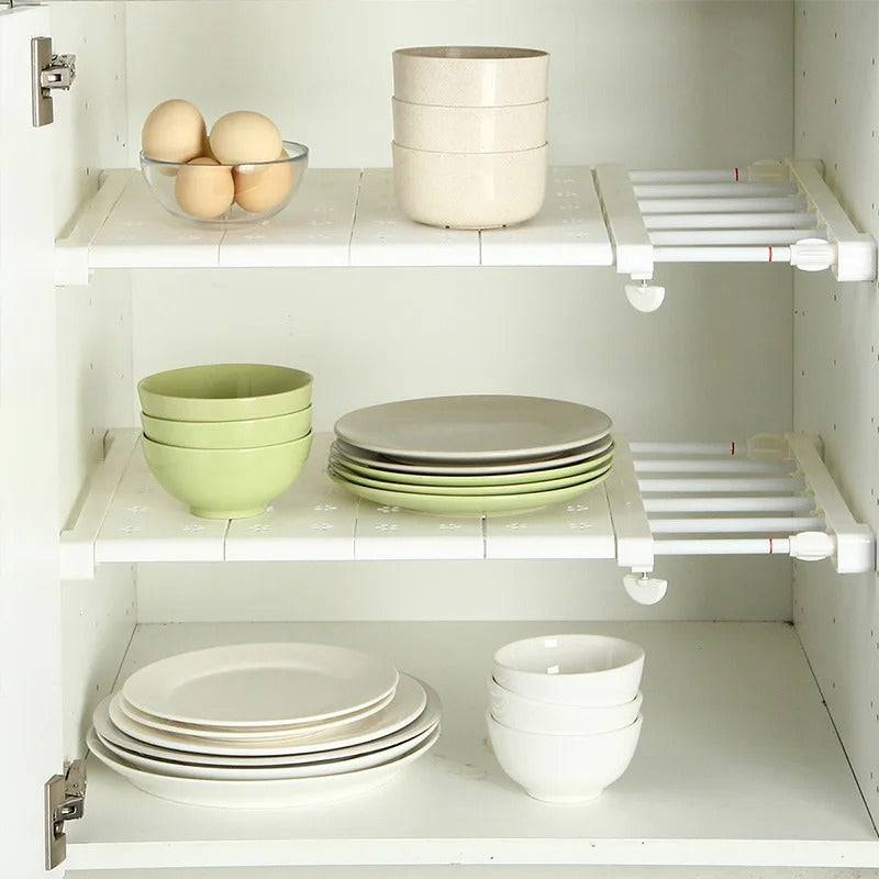 Divider Shelf Cabinet Wardrobe Adjustable Separator Rack - TheWellBeing4All