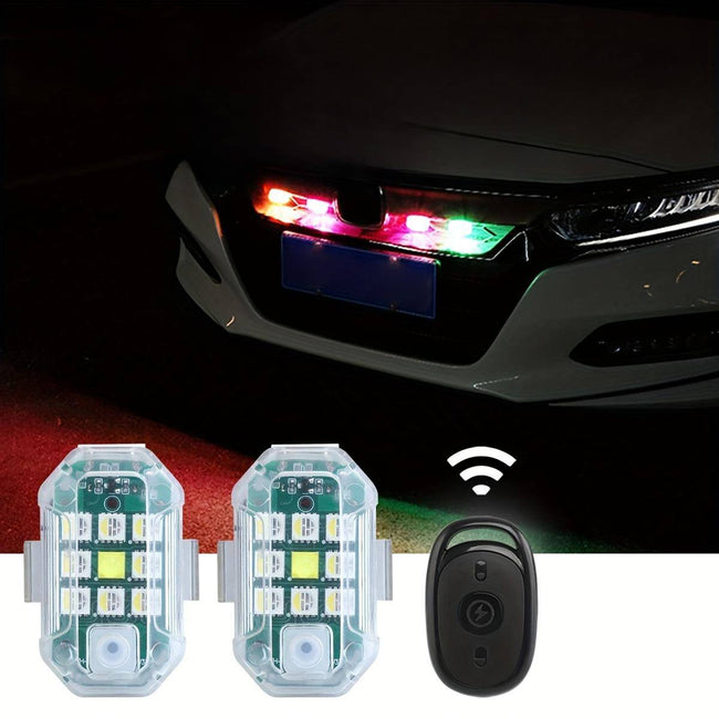 Wireless Car LED Strobe Light - TheWellBeing4All