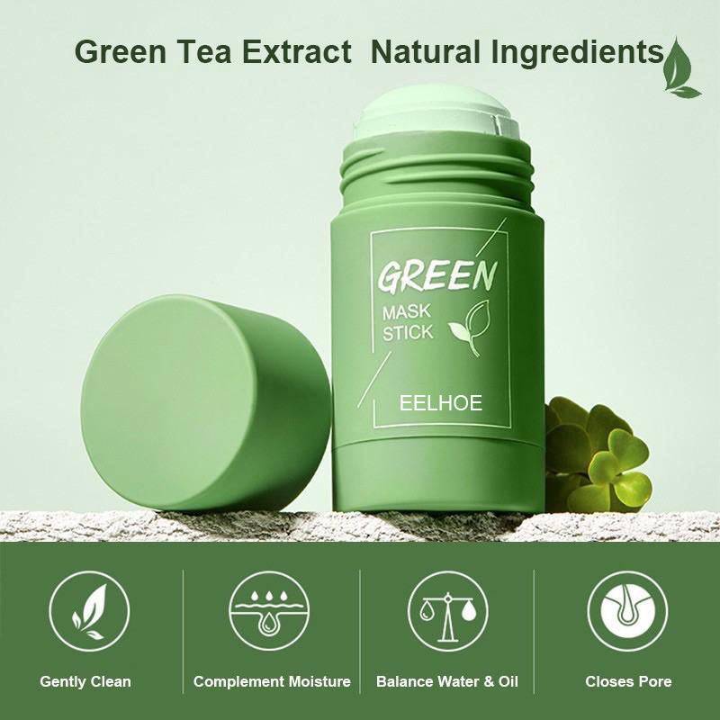 Green Tea & Eggplant™️Acne Remove Deep Cleanse Mask - TheWellBeing4All