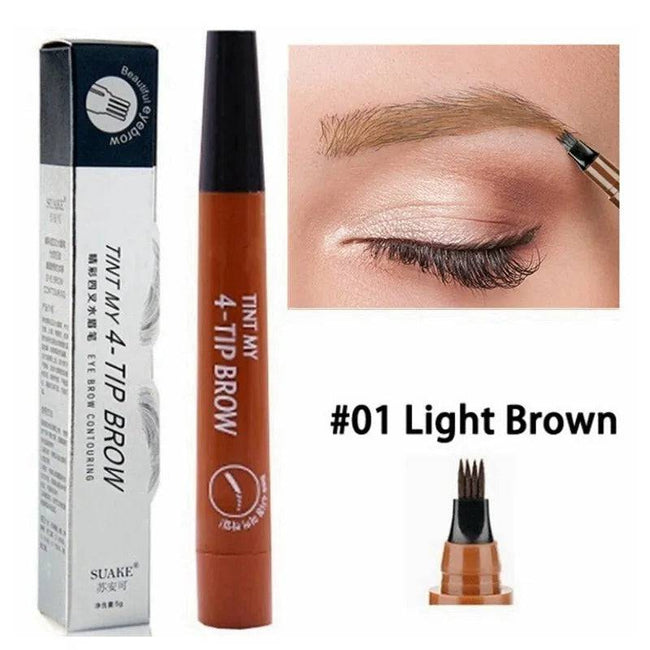 4 Point Eyebrow Pencil - Waterproof and Long-Lasting - TheWellBeing4All