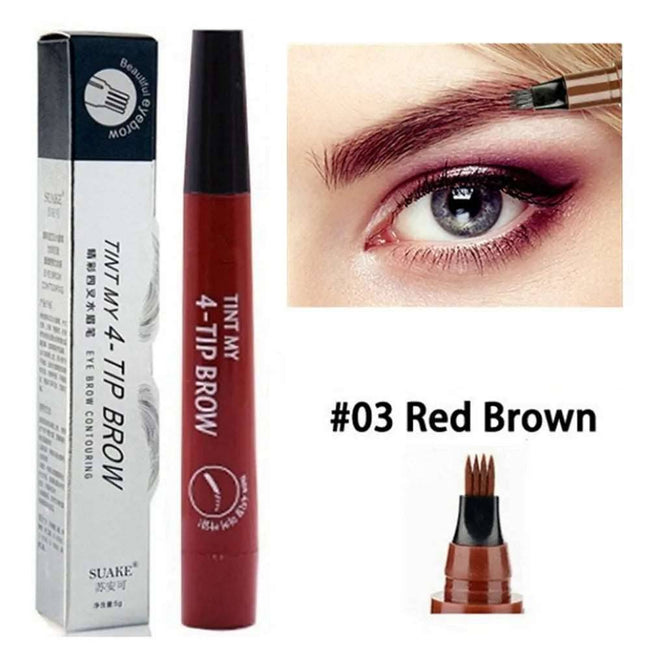 4 Point Eyebrow Pencil - Waterproof and Long-Lasting - TheWellBeing4All