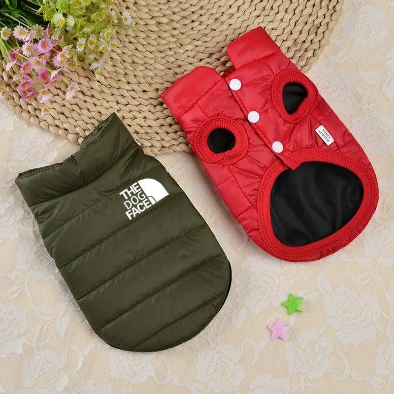 Double Sided Dog Coat Winter Warm Pet Dog Clothes - TheWellBeing4All