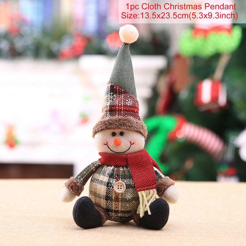 Christmas Doll Ornaments Merry Christmas Decorations - TheWellBeing4All