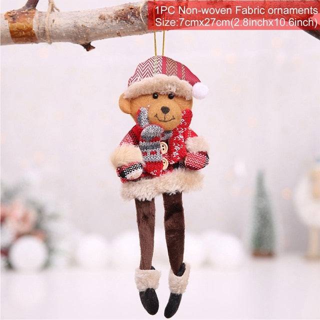 Christmas Doll Ornaments Merry Christmas Decorations - TheWellBeing4All