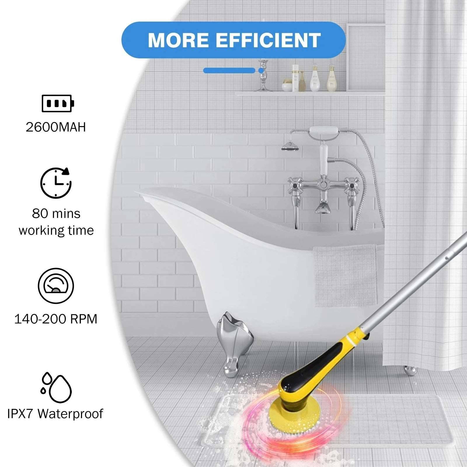 10-IN-1 Electric Cleaning Brush - TheWellBeing4All