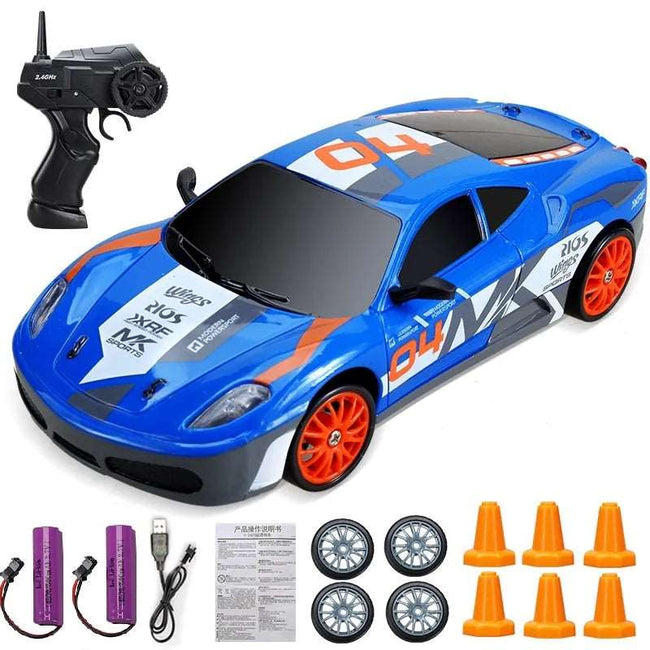 4WD RC Drift Car Toy Remote Control GTR Vehicle Racing Car Toy - TheWellBeing4All