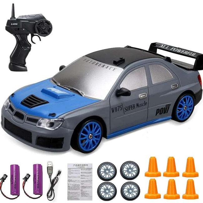 4WD RC Drift Car Toy Remote Control GTR Vehicle Racing Car Toy - TheWellBeing4All