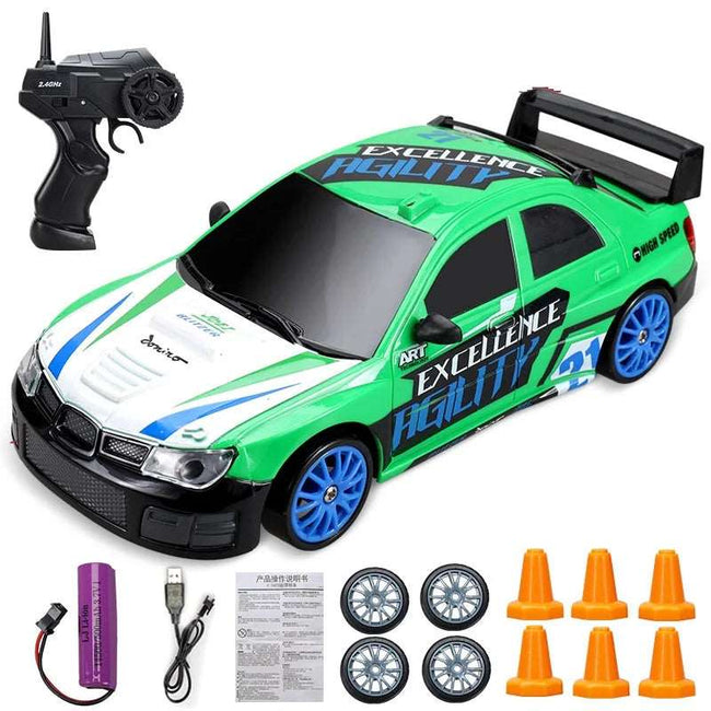 4WD RC Drift Car Toy Remote Control GTR Vehicle Racing Car Toy - TheWellBeing4All