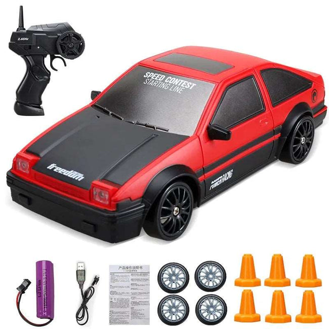 4WD RC Drift Car Toy Remote Control GTR Vehicle Racing Car Toy - TheWellBeing4All