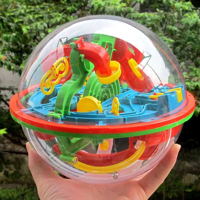 3D Magic Maze Intellect Ball Labyrinth Sphere Globe Toys - TheWellBeing4All