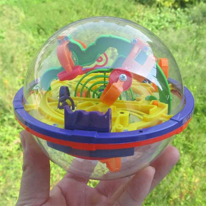 3D Magic Maze Intellect Ball Labyrinth Sphere Globe Toys - TheWellBeing4All