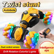 Twister Children'S Remote Control Toys Boys Remote Control Car Gesture-Sensitive Deformation Car King Kong Robot Model - TheWellBeing4All