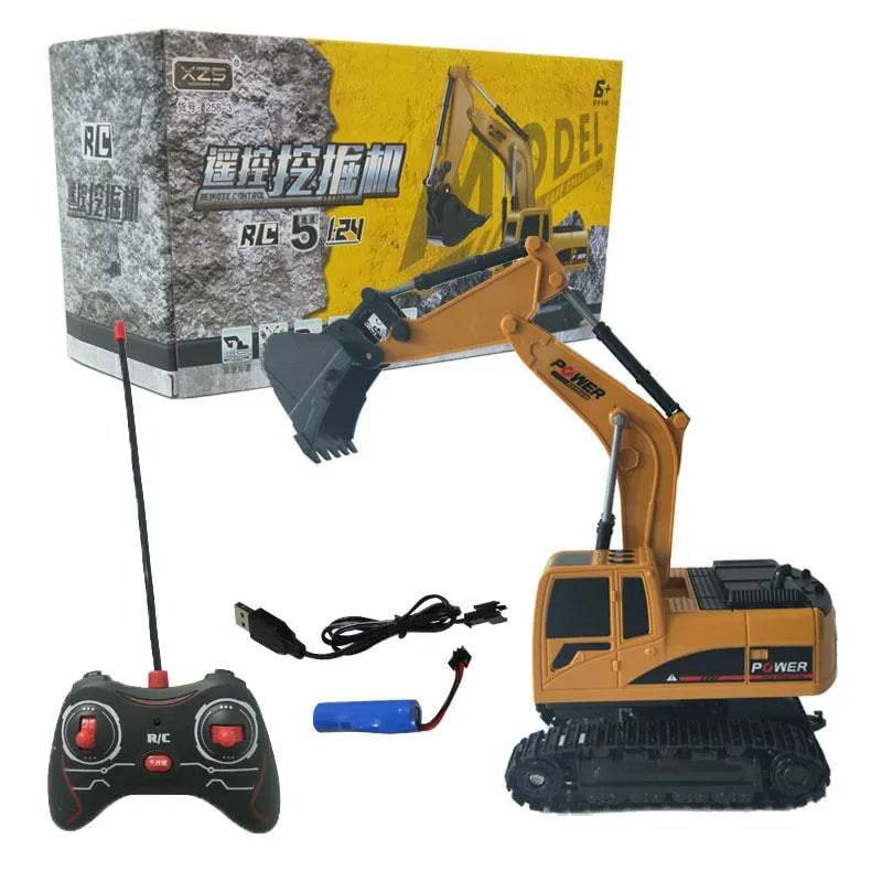 RC Excavator Dumper Car 2.4G Remote Control Engineering Vehicle Crawler Truck Bulldozer - TheWellBeing4All