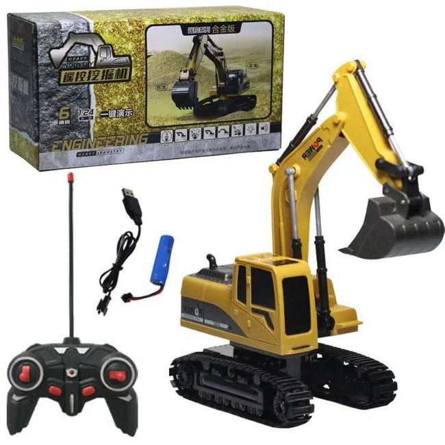 RC Excavator Dumper Car 2.4G Remote Control Engineering Vehicle Crawler Truck Bulldozer - TheWellBeing4All