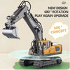 RC Excavator Dumper Car 2.4G Remote Control Engineering Vehicle Crawler Truck Bulldozer - TheWellBeing4All