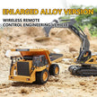 RC Excavator Dumper Car 2.4G Remote Control Engineering Vehicle Crawler Truck Bulldozer - TheWellBeing4All