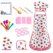 Cooking Apron Gloves Hat Set Pink Easter Halloween Child Chef Kitchen Baking Tool Play House Toys - TheWellBeing4All