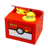 Pokemon Piggy Bank Action Figure Anime Cartoon Pikachu Electronic Plastic Money Box Steal Coin Piggy Bank - TheWellBeing4All