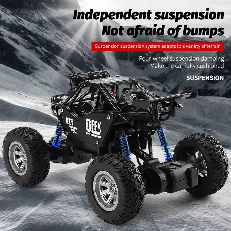 2WD RC Car With Led Lights Radio Remote Control Buggy Off-Road Control - TheWellBeing4All