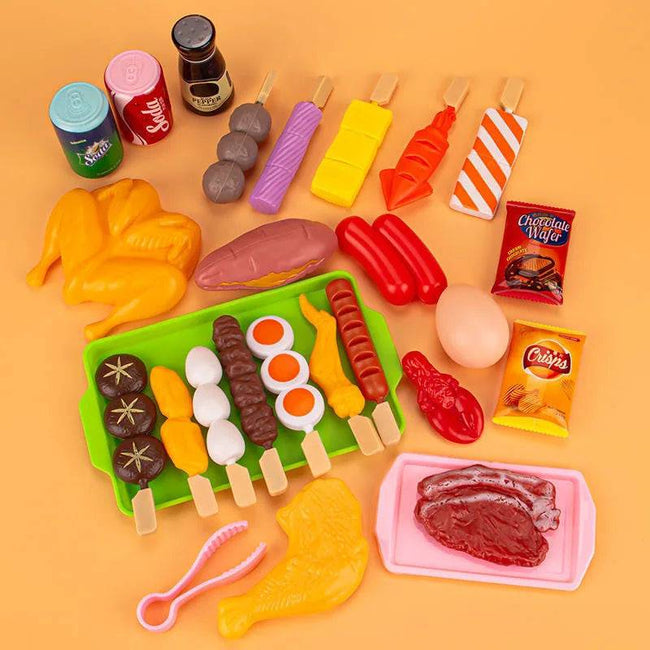 Kids Play House Barbecue Toy Set Kitchen Pretend - TheWellBeing4All