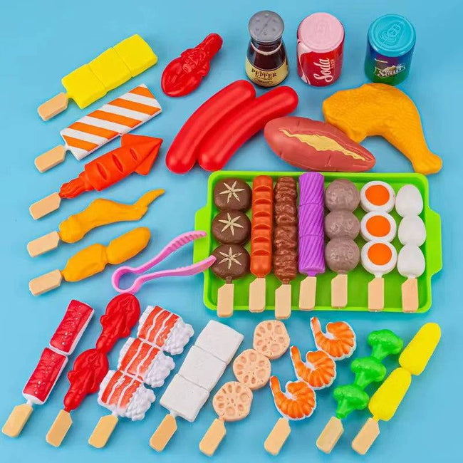 Kids Play House Barbecue Toy Set Kitchen Pretend - TheWellBeing4All