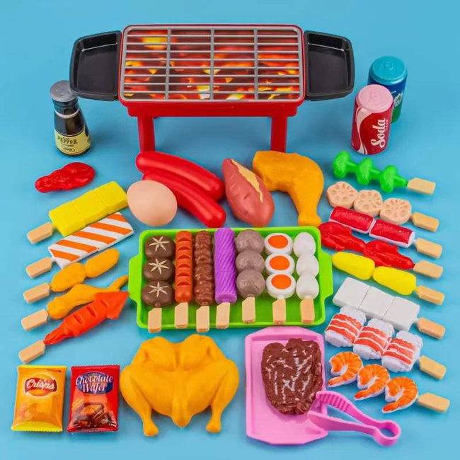 Kids Play House Barbecue Toy Set Kitchen Pretend - TheWellBeing4All