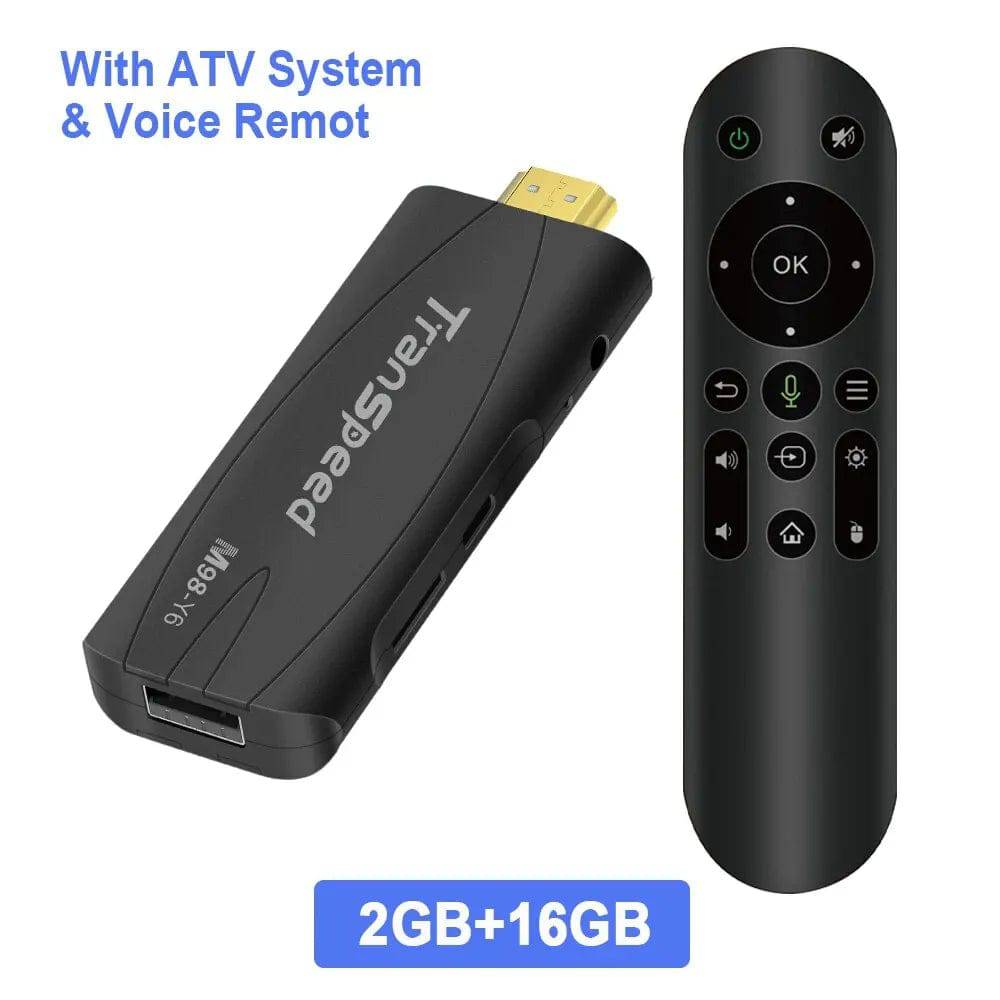 Transpeed TV Stick Android 13 ATV - 4K 3D TV Box with Voice Assistant Control - TheWellBeing4All