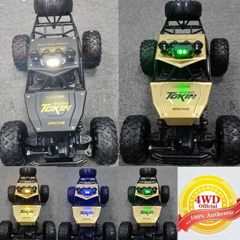 4WD RC Car Off Road 4x4 Remote Control Cars Radio Buggy Truck Racing Drift with Led Lights - TheWellBeing4All