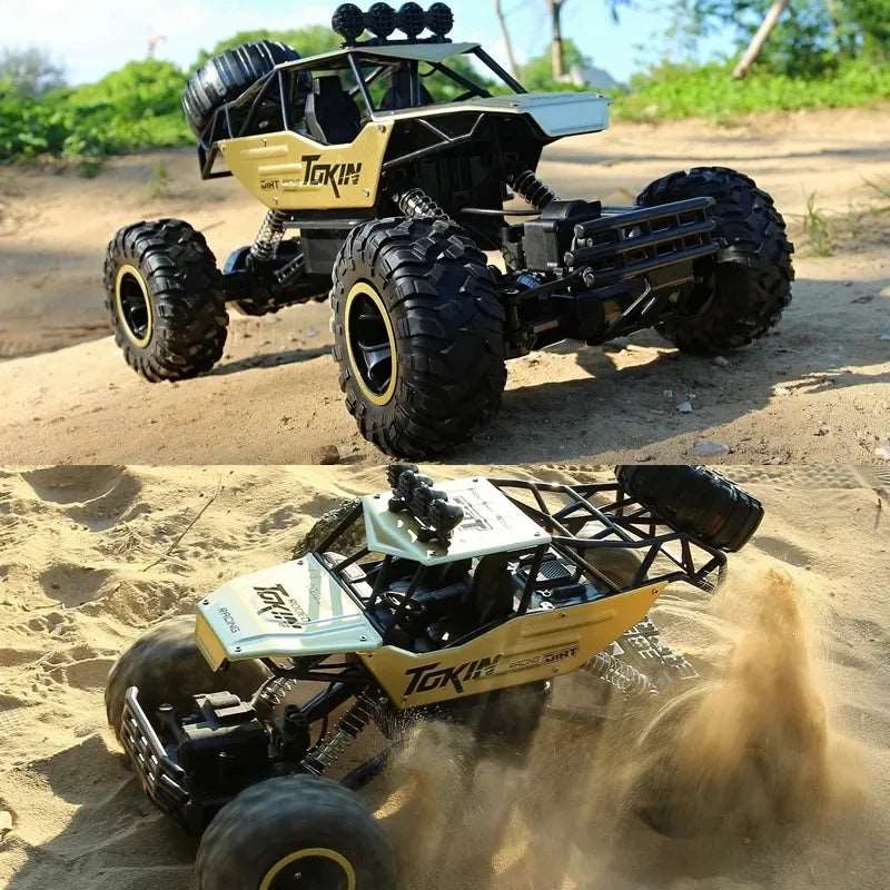 4WD RC Car Off Road 4x4 Remote Control Cars Radio Buggy Truck Racing Drift with Led Lights - TheWellBeing4All