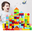 Large Safe Wooden Building Blocks Early Educational Blocks Colorful Construction Toys Kids Learning - TheWellBeing4All