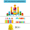 Large Safe Wooden Building Blocks Early Educational Blocks Colorful Construction Toys Kids Learning - TheWellBeing4All