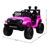 Electric Car Truck Car 3 Speeds Adjustable Equipped with Music,Parent Remote Control - TheWellBeing4All