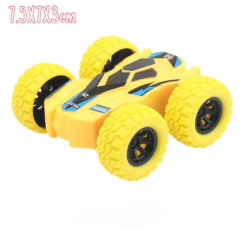 Car Four-wheel Drive Off-road Vehicle Stunt Dump Cars Double-Side Inertia Car Boy Toy Car Pull Back - TheWellBeing4All