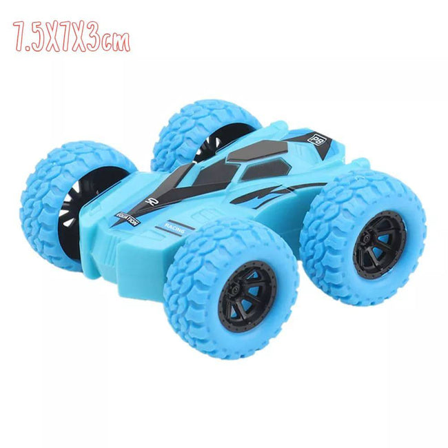 Car Four-wheel Drive Off-road Vehicle Stunt Dump Cars Double-Side Inertia Car Boy Toy Car Pull Back - TheWellBeing4All