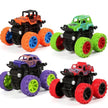 Car Four-wheel Drive Off-road Vehicle Stunt Dump Cars Double-Side Inertia Car Boy Toy Car Pull Back - TheWellBeing4All