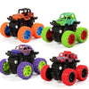 Car Four-wheel Drive Off-road Vehicle Stunt Dump Cars Double-Side Inertia Car Boy Toy Car Pull Back - TheWellBeing4All