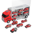 Truck Storage Die-cast Vehicle Transporter Car Set Excavator Dump Truck Digger Backhoe - TheWellBeing4All