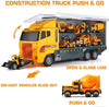 Truck Storage Die-cast Vehicle Transporter Car Set Excavator Dump Truck Digger Backhoe - TheWellBeing4All