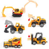 Truck Storage Die-cast Vehicle Transporter Car Set Excavator Dump Truck Digger Backhoe - TheWellBeing4All